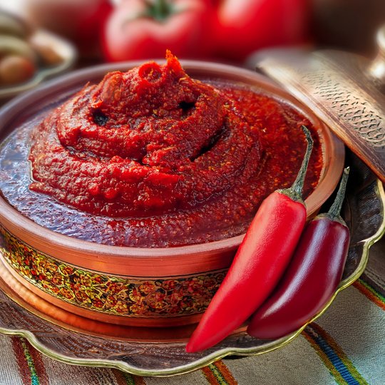 Her çeşit sos ve biber salçası